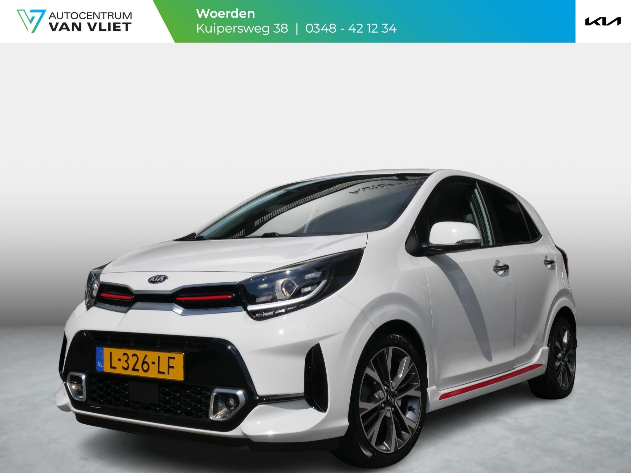 Kia Picanto 1.0 T-GDi GT-Line 5p | Cruise | Clima | Schuif-k, Voorwielaandrijving, 12 maanden, 101 pk, Gebruikt