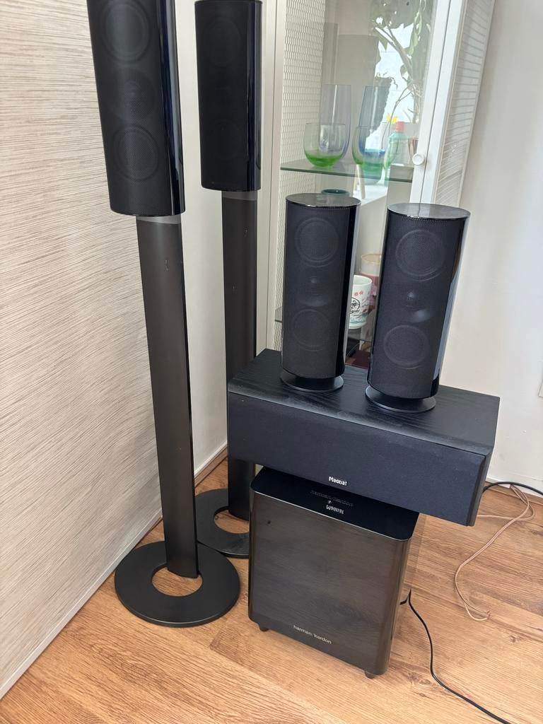Harman Kardon 5.1 home cinema set, Gebruikt, 70 watt of meer, 5.1-systeem, Overige spelers