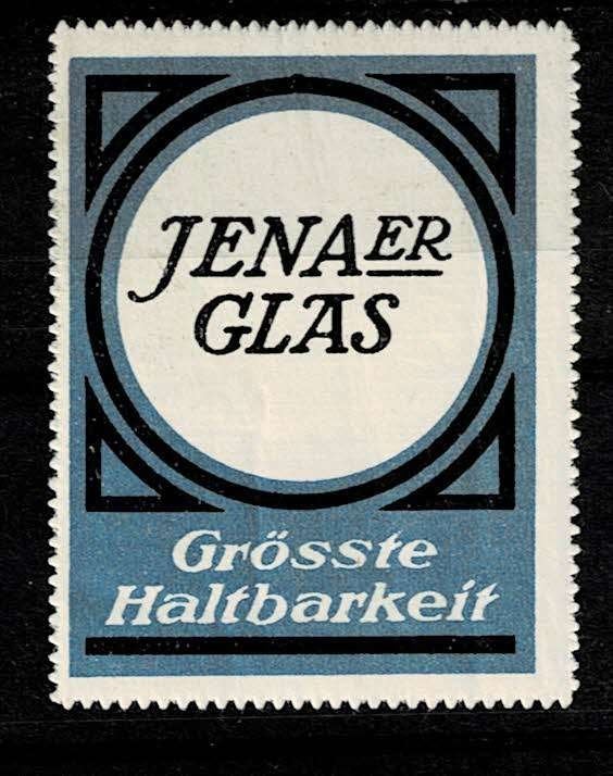 sluitzegel Duitsland JENAER GLAS, Ophalen of Verzenden, Overige thema's