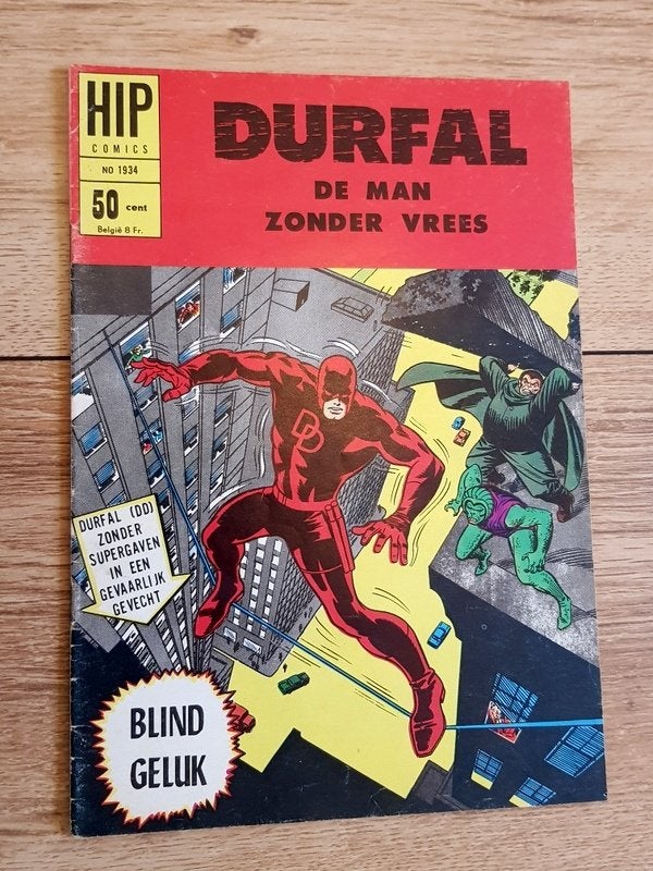 Durfal 9 nummer 1934 Blind Geluk 1 druk uit 1968 Hip Comics, Boeken, Eén stripboek, Ophalen of Verzenden, Zo goed als nieuw