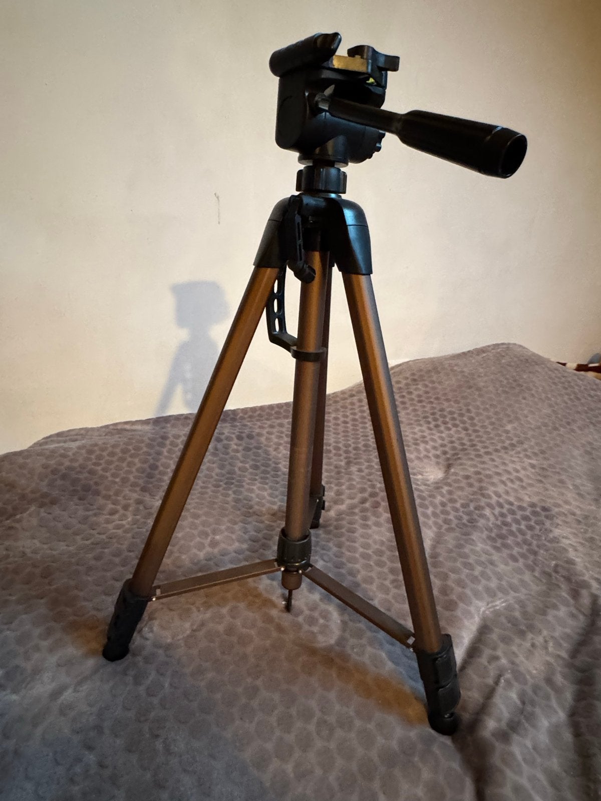 Hama Statief met Waterpas en Snelkoppelingsplaat, Audio, Tv en Foto, Gebruikt, Met waterpas, Hama, 125 tot 150 cm