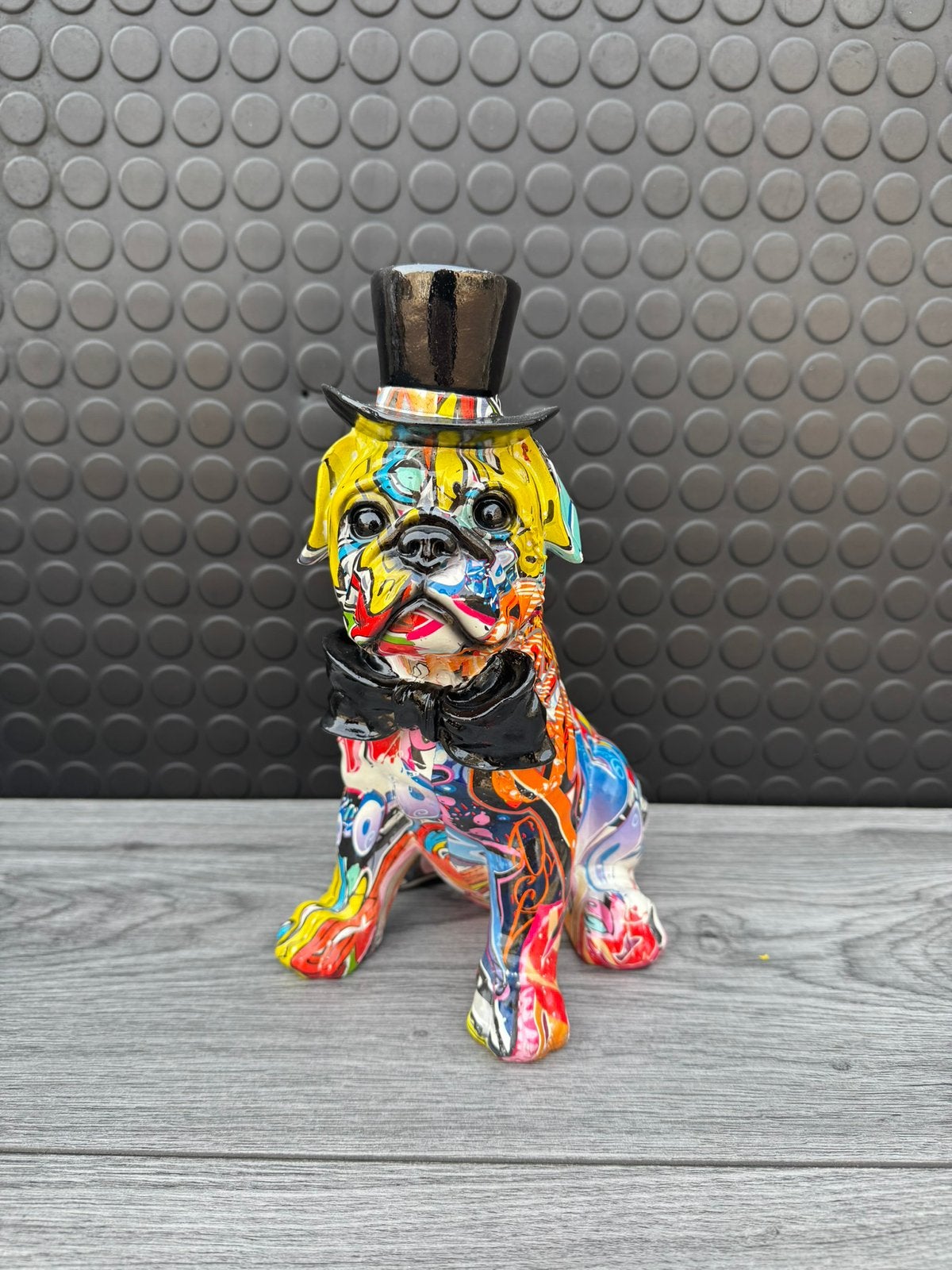 bulldog hoed (graffiti) 27hoog 16breed/Nieuw!, Verzamelen, Ophalen of Verzenden, Nieuw