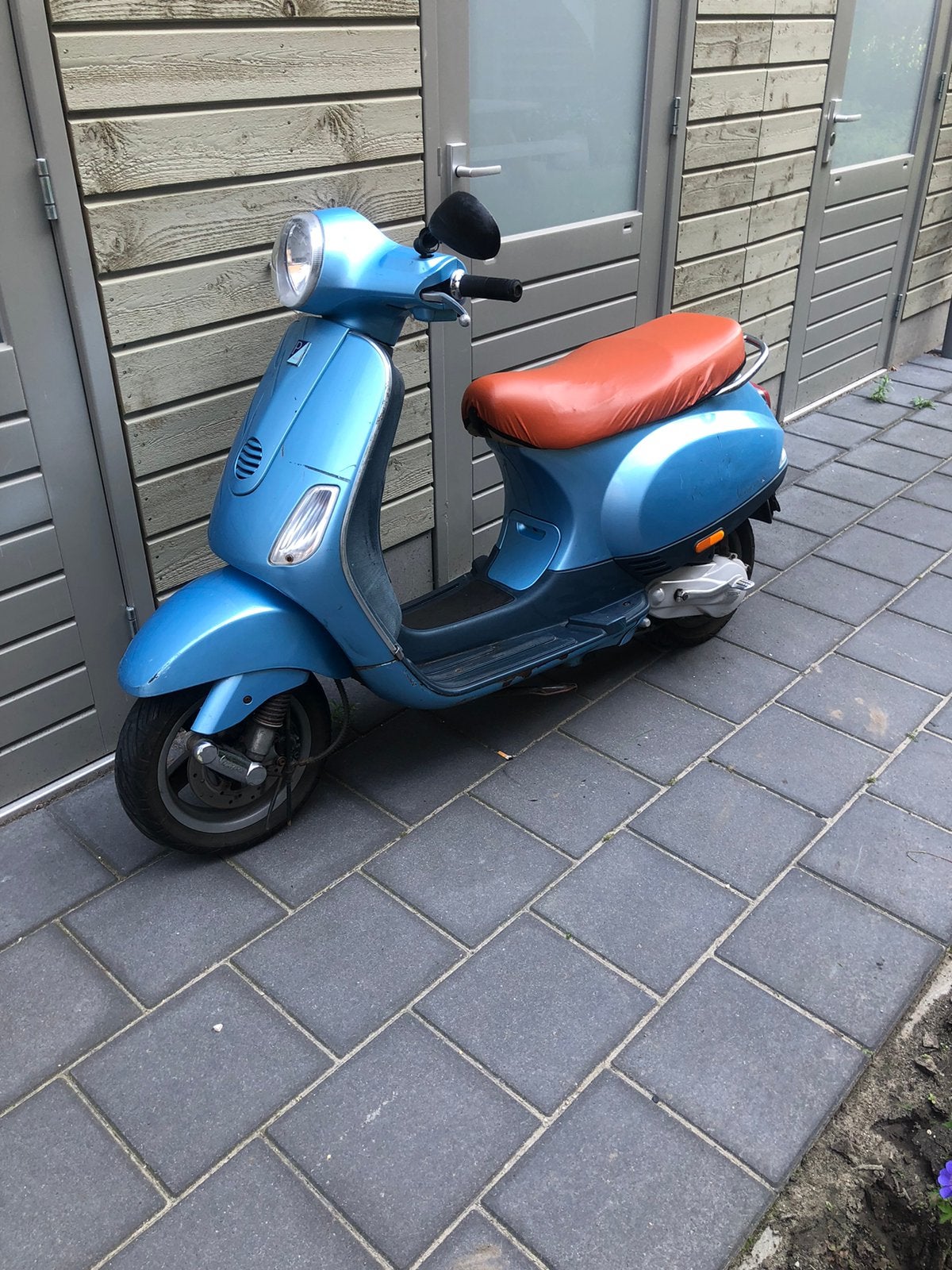 Vespa lx 50cc 2 takt sito plus uitlaat blauw, Fietsen en Brommers, Tweetakt, Gebruikt, Maximaal 45 km/u, Ophalen of Verzenden