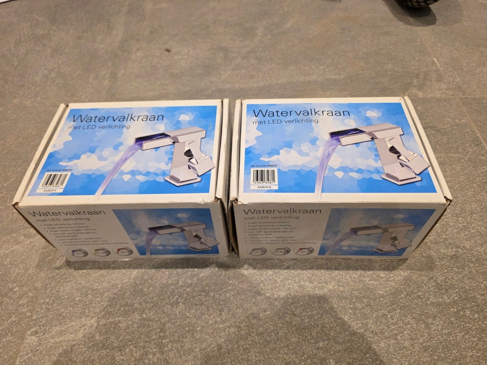 Watervalkraan met LED verlichting, Ophalen of Verzenden, Nieuw