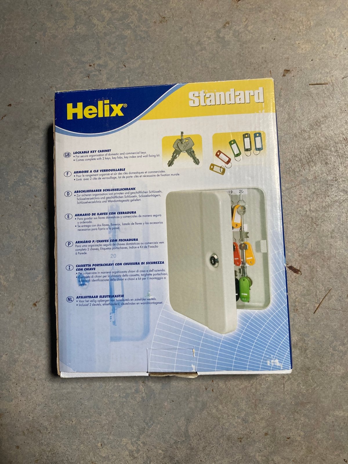 Helix sleutelkastje, Ophalen, Zo goed als nieuw