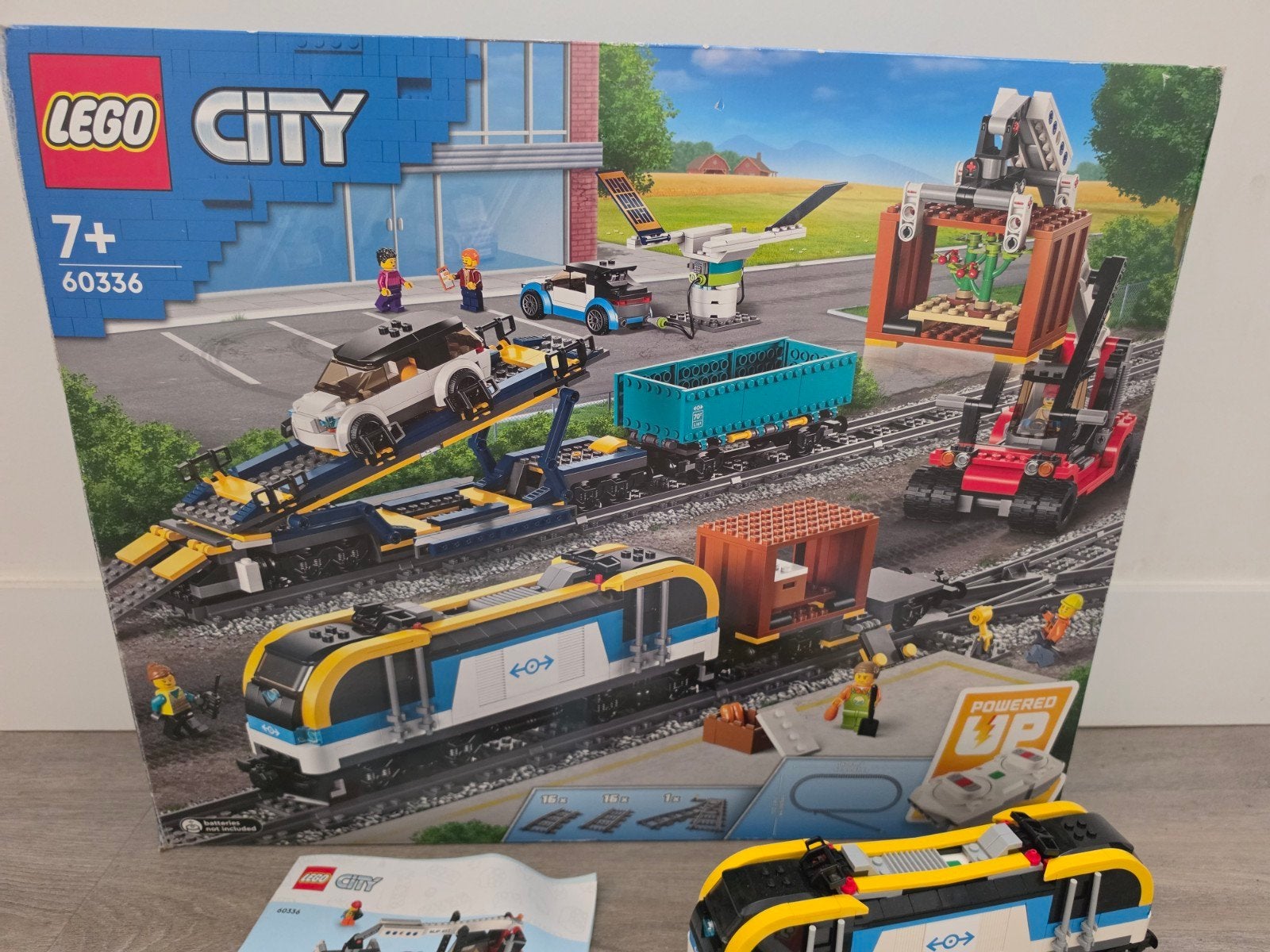 Lego City Vrachttrein 60336 - Complete set met doos, Ophalen, Compleet, City, Lego