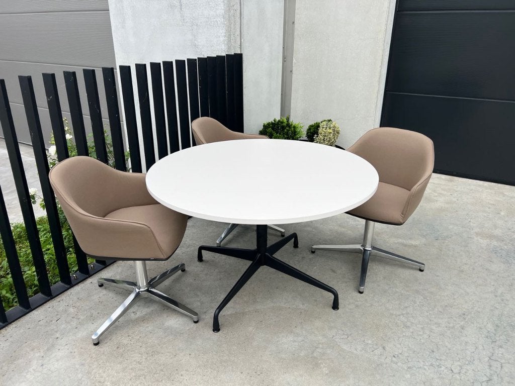 Vitra Eames segmented tafel, 120 cm, Overige houtsoorten, Verzenden, Design, Rond