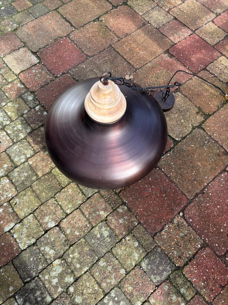Gouden lamp indonesische stijl interieur, Ophalen of Verzenden
