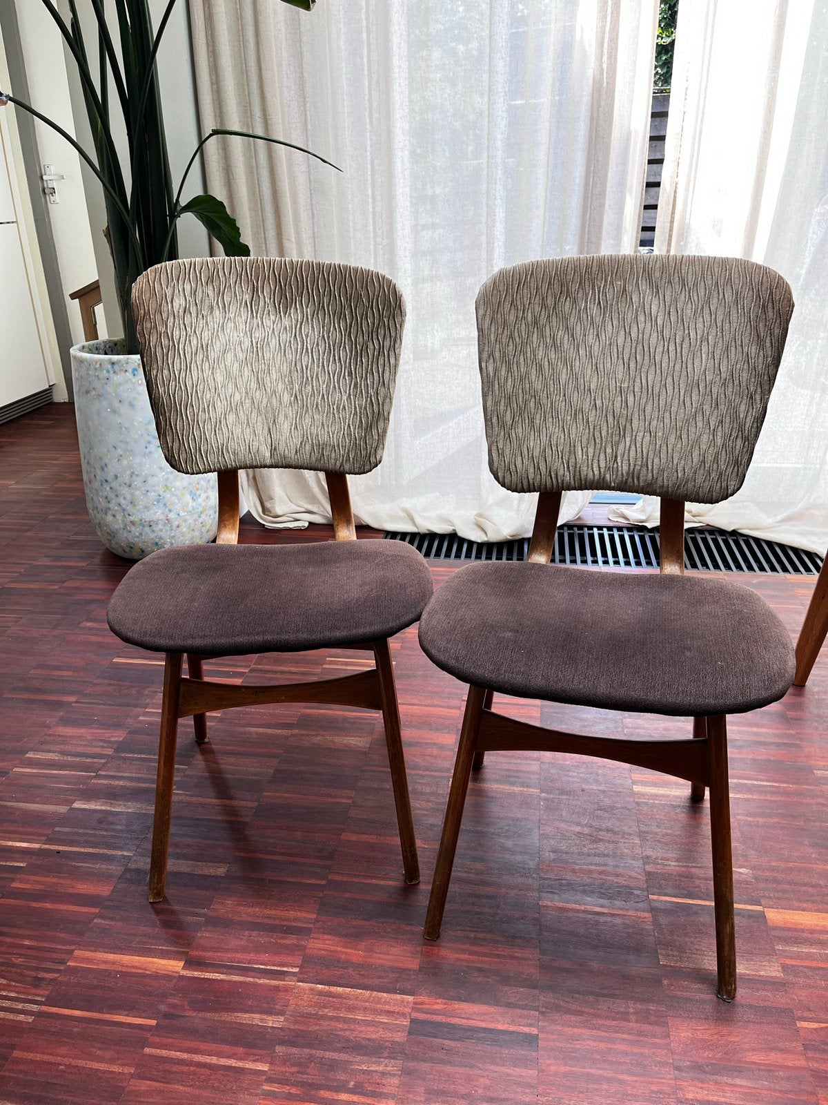 Vintage Mid-Century Stoelen - Set van 2, Ophalen