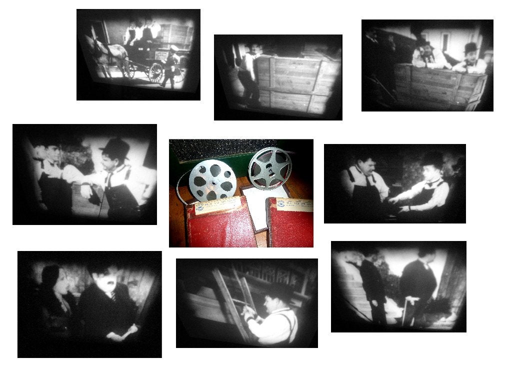 8mm film Laurel + Hardy - The Music Box - 1932 - silent N8, Ophalen of Verzenden, 8mm film
