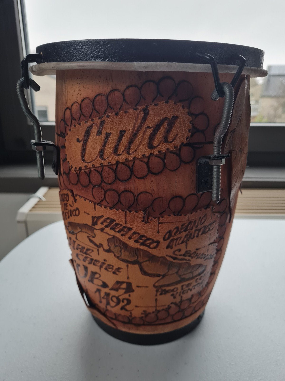 Decoratieve Jembee Trommel met Cuba Design, Ophalen of Verzenden, Zo goed als nieuw, Trommel