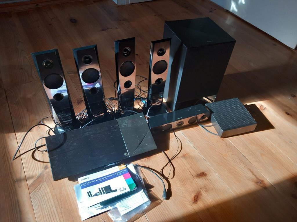 Sony home theater systeem zo goed als nieuw, Ophalen, Zo goed als nieuw, Soundbar, Sony