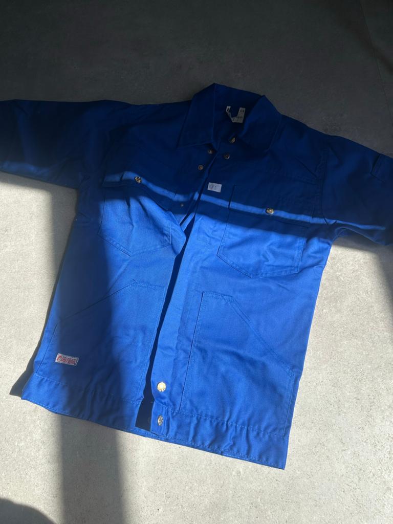 Blauwe werkjas, Ophalen of Verzenden, Nieuw, Heren, Jas