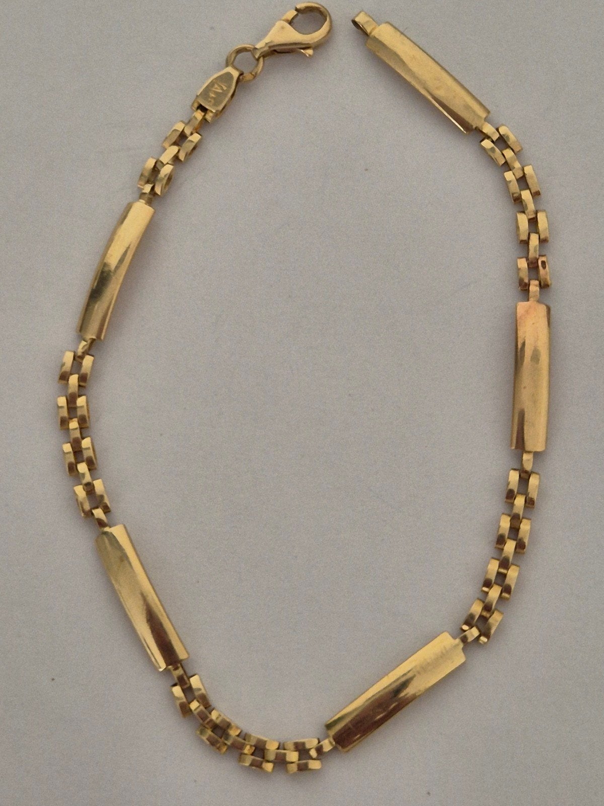 14 karaat gouden armband  19 cm, Ophalen of Verzenden, Zo goed als nieuw, Goud, Goud