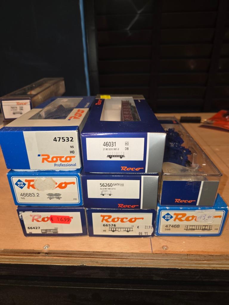 Diverse Roco goederwagens, Ophalen of Verzenden, Gelijkstroom, Wagon, Roco