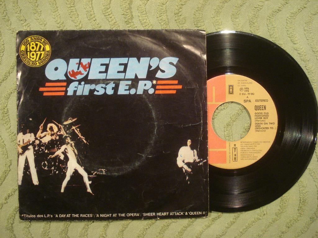 Queen 7" Vinyl First EP: ‘Good Old Fashioned…’ (Portugal), Cd's en Dvd's, Vinyl Singles, Gebruikt, 7 inch, Ophalen of Verzenden