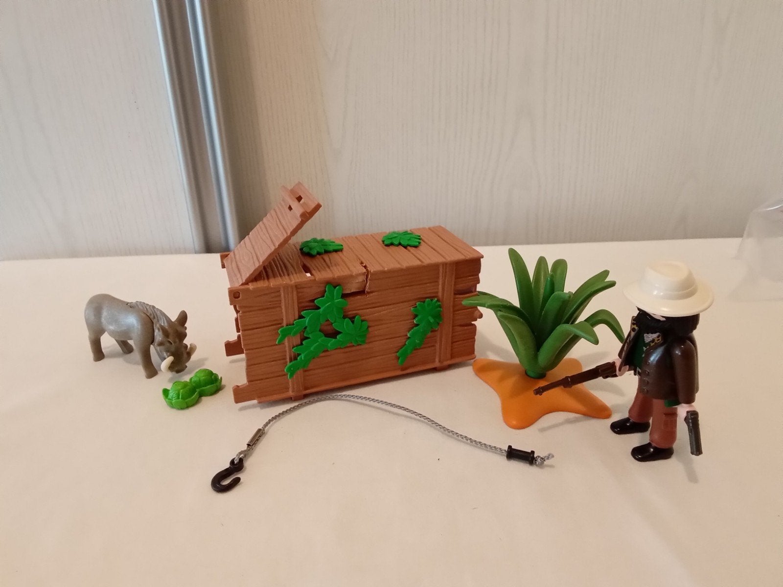 Playmobil stroper met everzwijn de stroper, Ophalen of Verzenden, Gebruikt