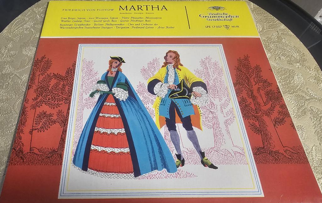 Friedrich von Flotow – Martha, Cd's en Dvd's, Vinyl | Klassiek, Gebruikt, Barok, 12 inch, Ophalen of Verzenden