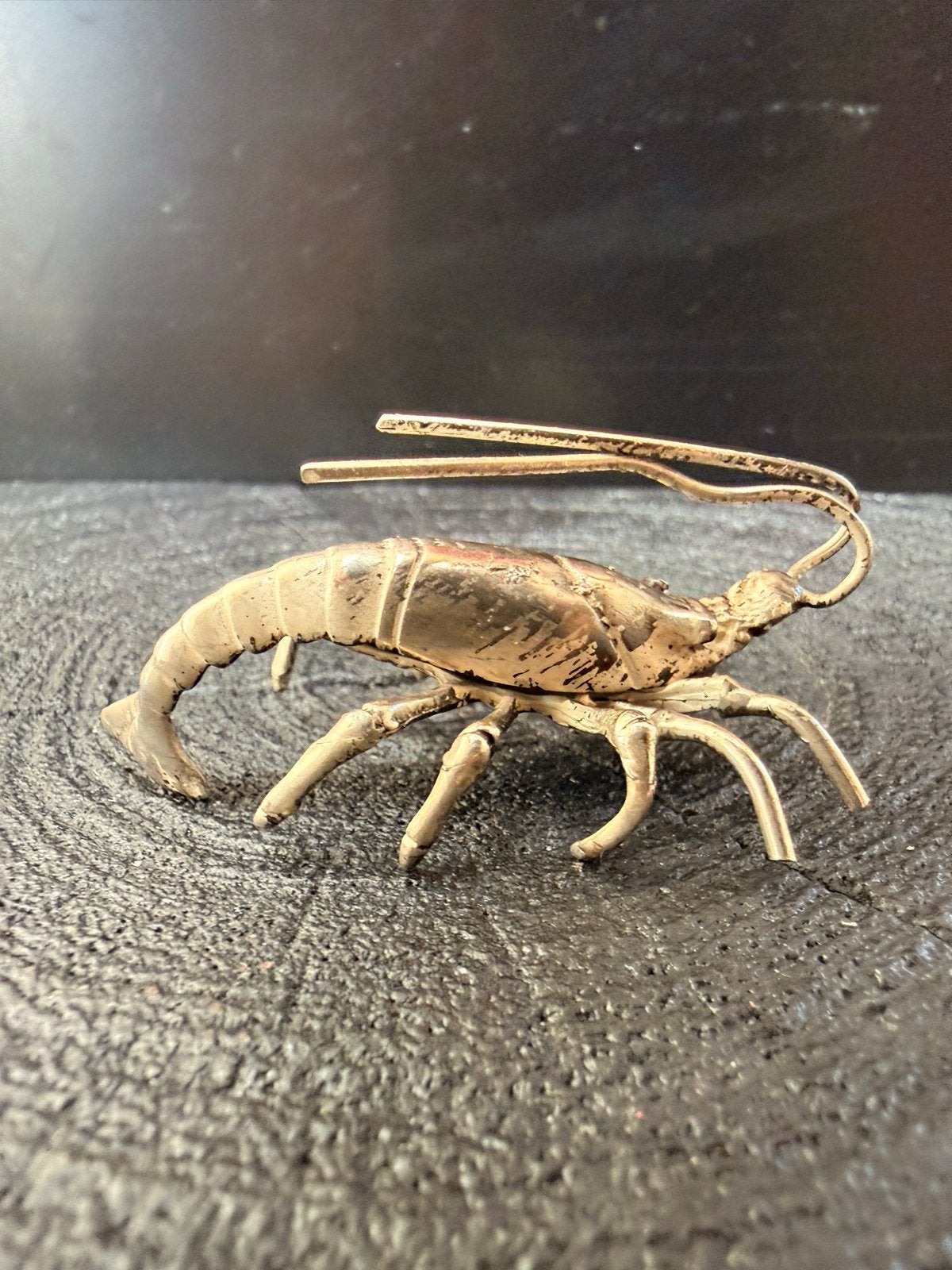 Zilveren miniatuur garnaal - Uniek verzamelobject, Verzenden, Zilver
