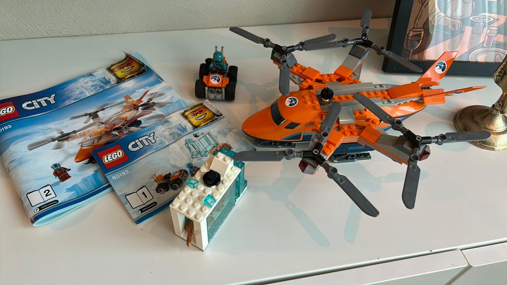 Lego City Arctische Luchttransport 60193, Ophalen, City, Lego, Zo goed als nieuw