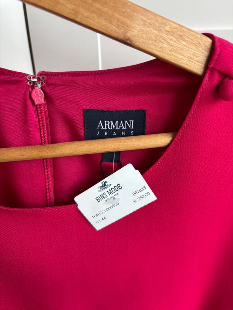 Armani Jeans, Kleding | Dames, Jurken, Maat 42/44 (L), Nieuw, Ophalen of Verzenden, Roze