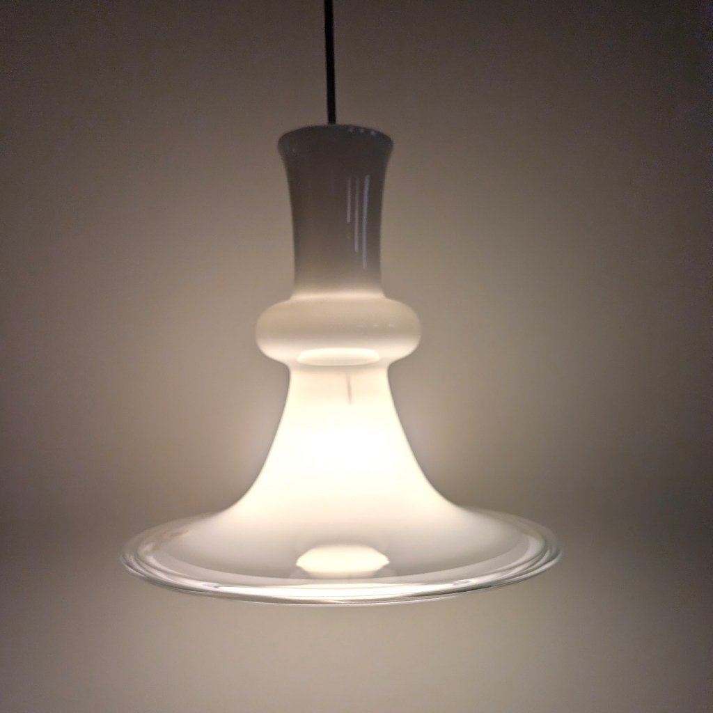 Vintage Holmegaard Étude Michael Bang Royal Copenhagen lamp, Ophalen of Verzenden, Glas, E27 (groot)