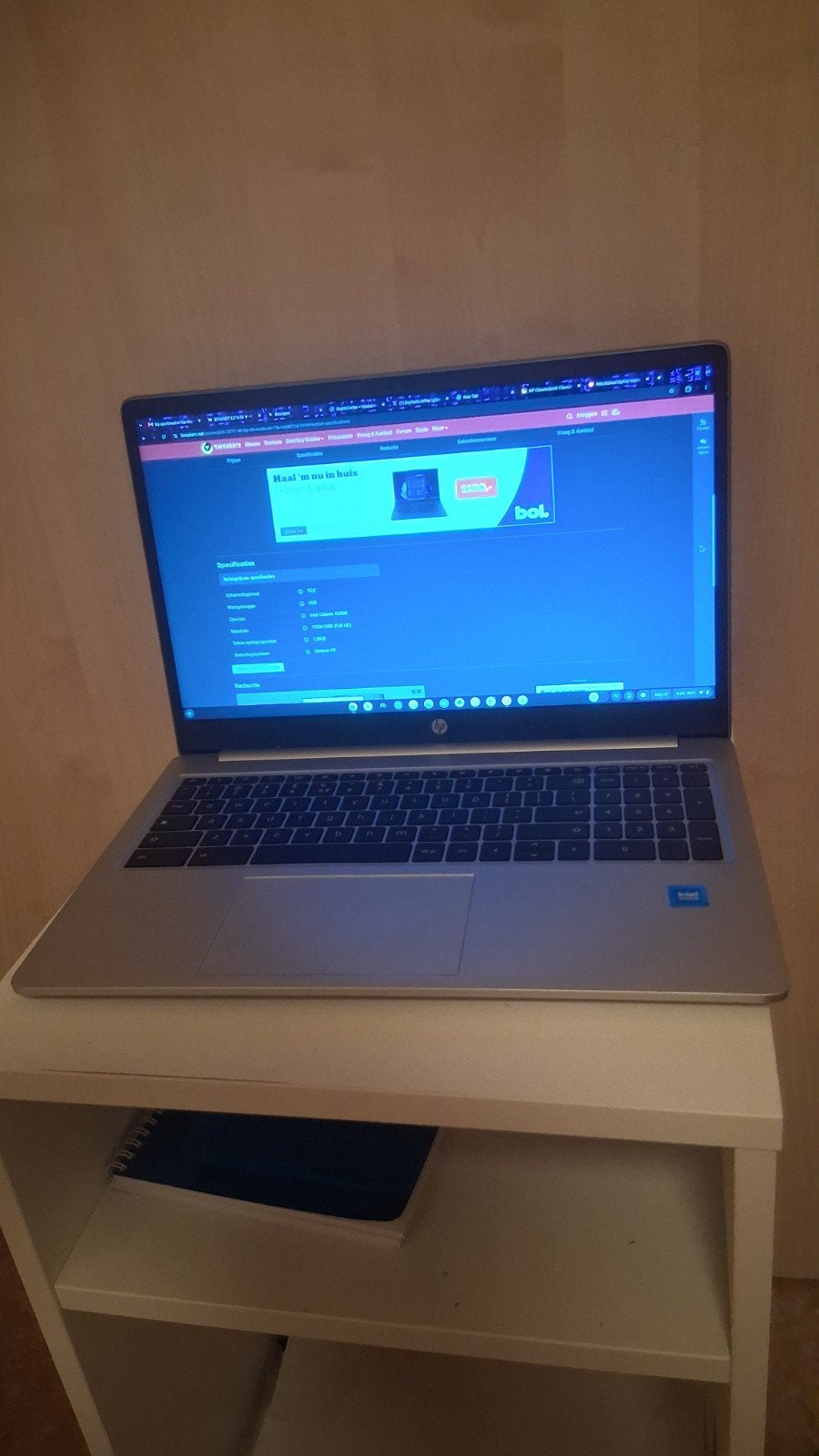 HP 15-ena0807nd Chromebook Laptop, Computers en Software, Gebruikt, 15 inch, Minder dan 2 Ghz, Ophalen of Verzenden