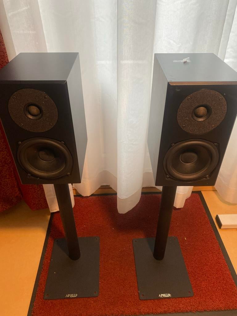 Totem Mite luidsprekers met standaards en 25m kabel, Overige merken, Gebruikt, Ophalen of Verzenden, 60 tot 120 watt