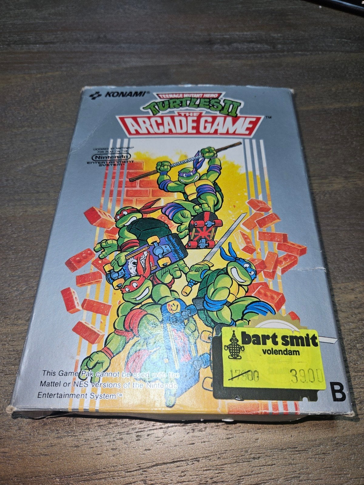 TMNT II: the arcade game - nintendo nes (cib / nl-fr), Spelcomputers en Games, Games | Nintendo NES, Avontuur en Actie, Gebruikt