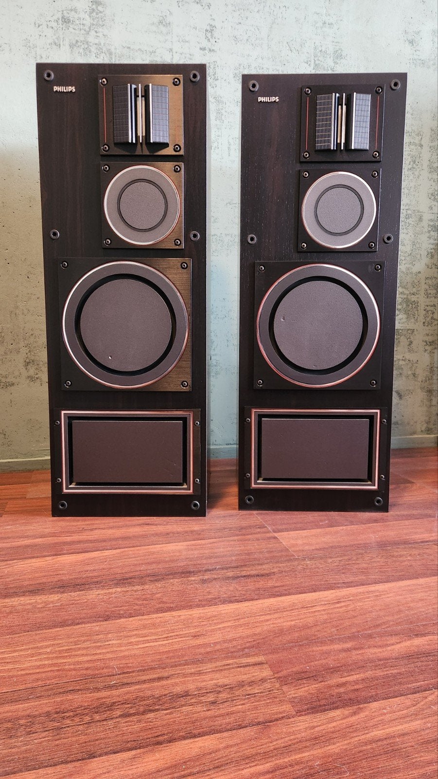 Philips F9434 Vintage Luidsprekers isophase Ribbon tweeters, Ophalen, Gebruikt, Philips
