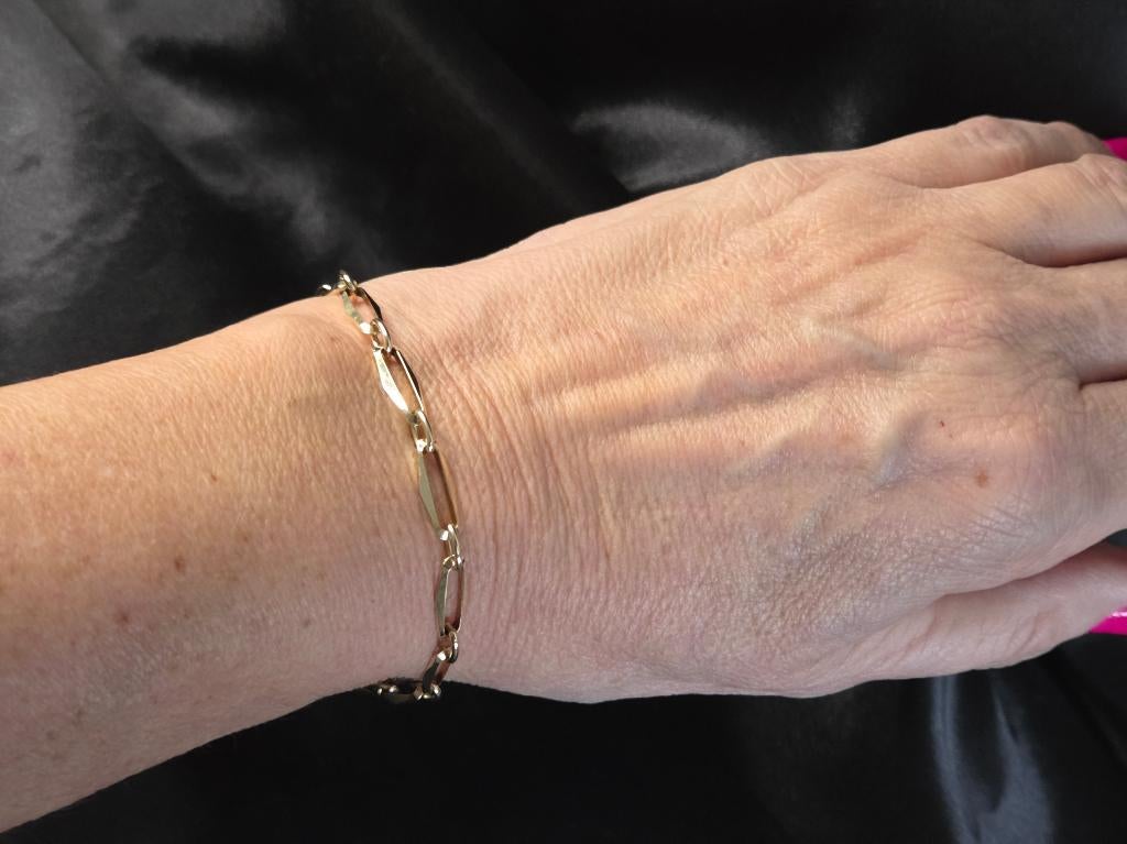 Gouden vintage closed for ever armband. 2026/117, ., Ophalen of Verzenden, Zo goed als nieuw, .