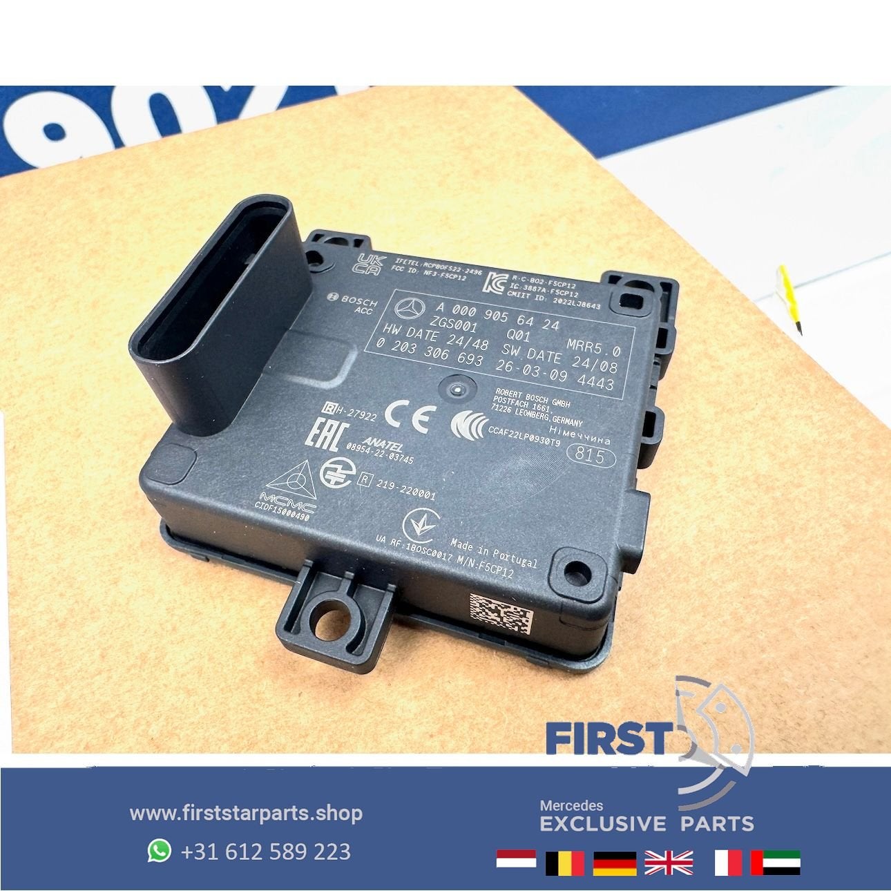 A0009056424 RADARSENSOR Mercedes W206 W290 W214 W254 W167 W2