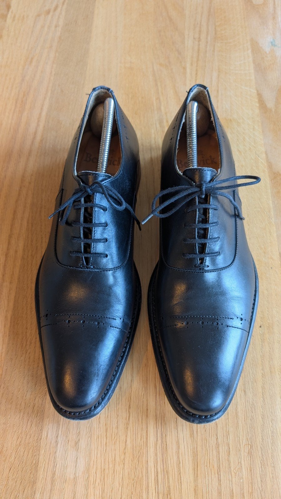 BERWICK 1707 herenschoenen (in prachtige staat), Zwart, Ophalen of Verzenden, Gedragen, Veterschoenen