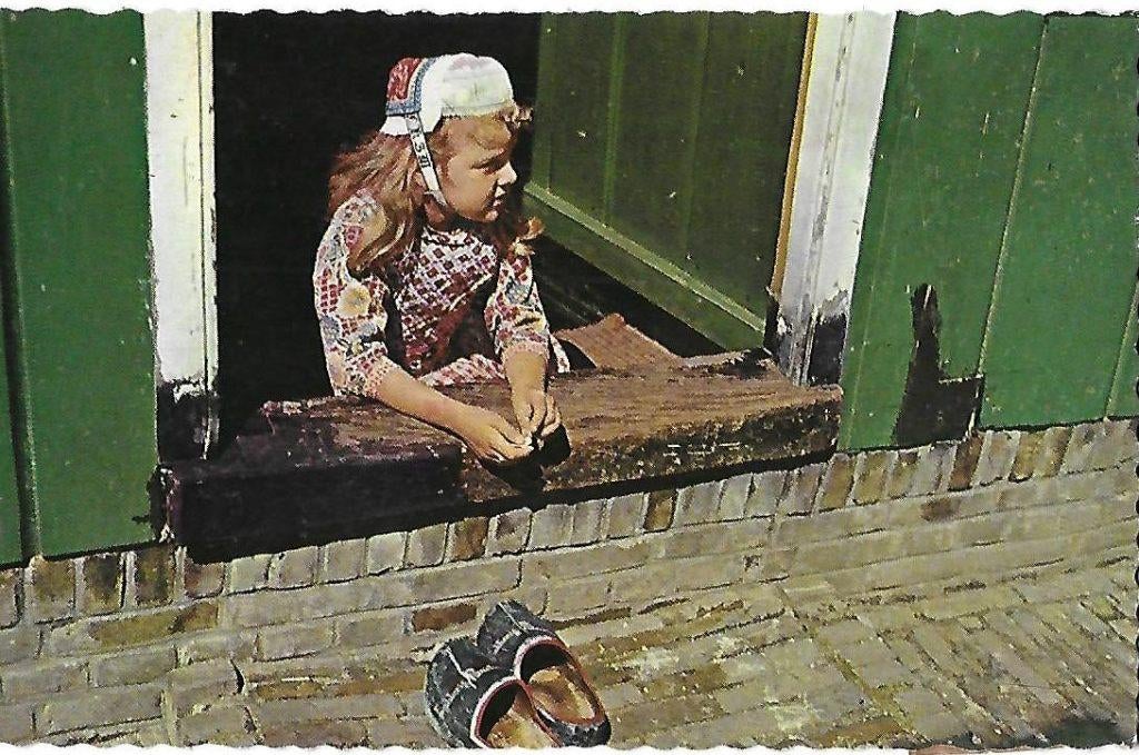 Sus624 Gelopen oude ansichtkaart marken holland 1959, Verzamelen, Ophalen of Verzenden, 1960 tot 1980, Gelopen, Noord-Holland