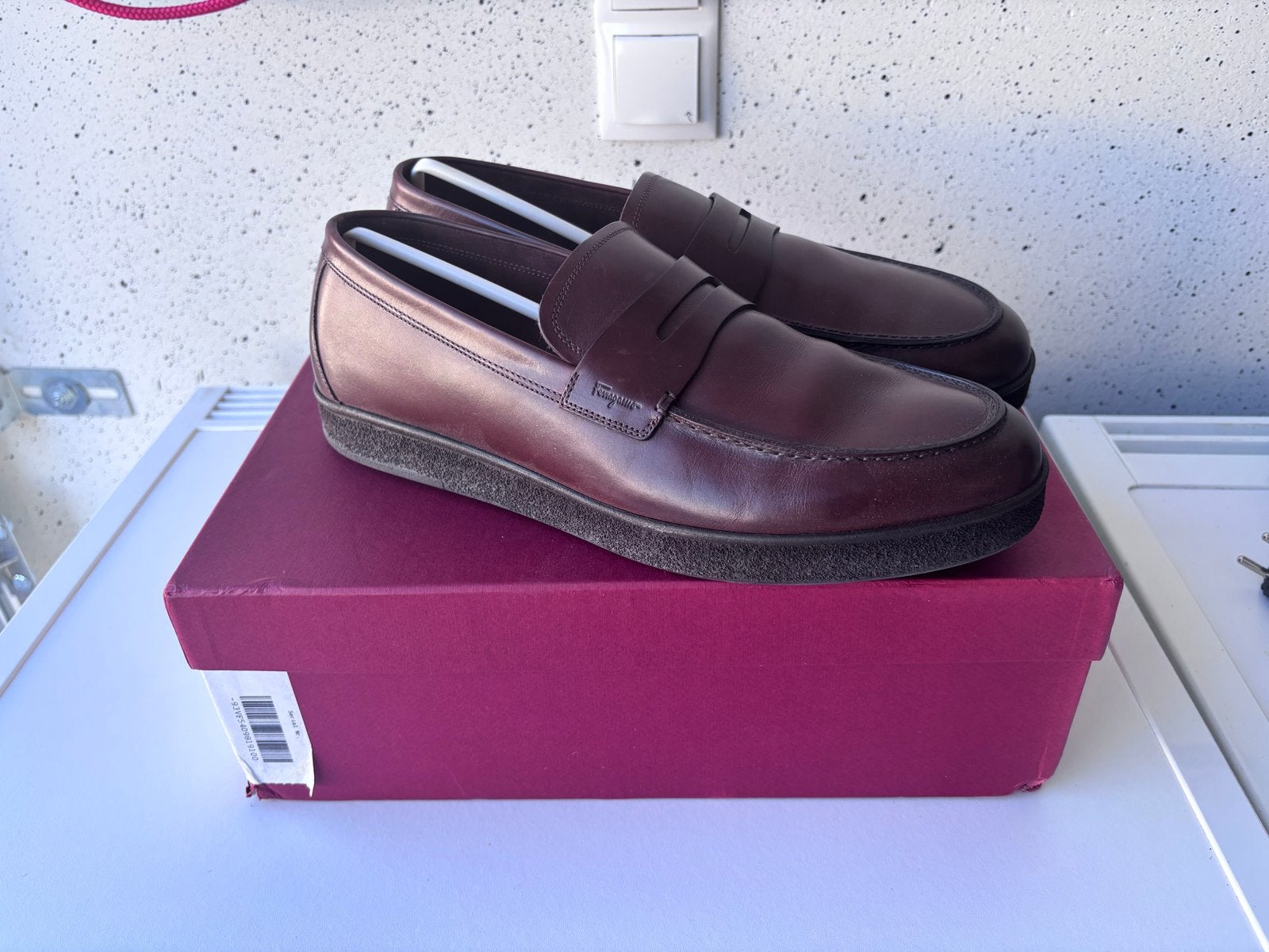 Salvatore Ferragamo Loafers - Zo goed als nieuw, Kleding | Heren, Loafers, Bruin, Ophalen of Verzenden, Zo goed als nieuw