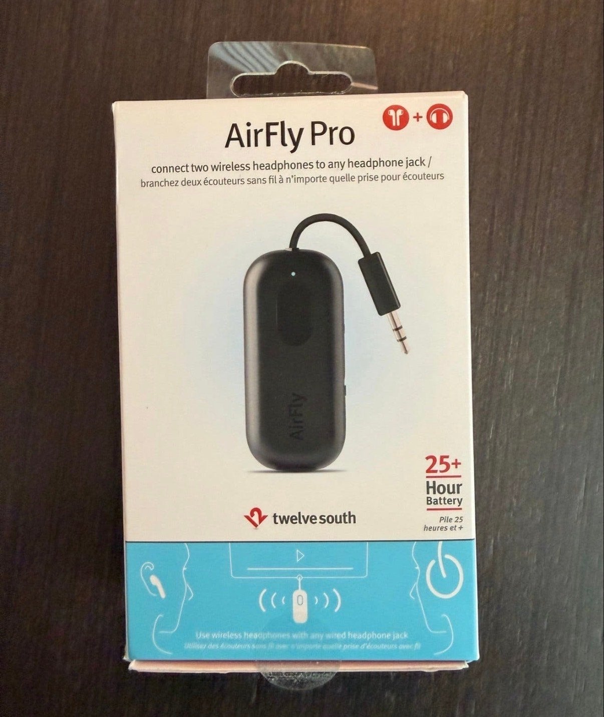 Twelve South AirFly Pro Bluetooth Zender - Zwart, Audio, Tv en Foto, Audiokabels en Televisiekabels, Ophalen of Verzenden, Nieuw