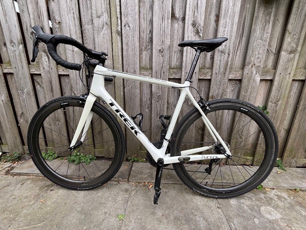 Trek Émonda S5 Carbon (54) Scope Carbon Wielset & Powermeter, 28 inch, Gebruikt, Velgrem, Meer dan 20 versnellingen
