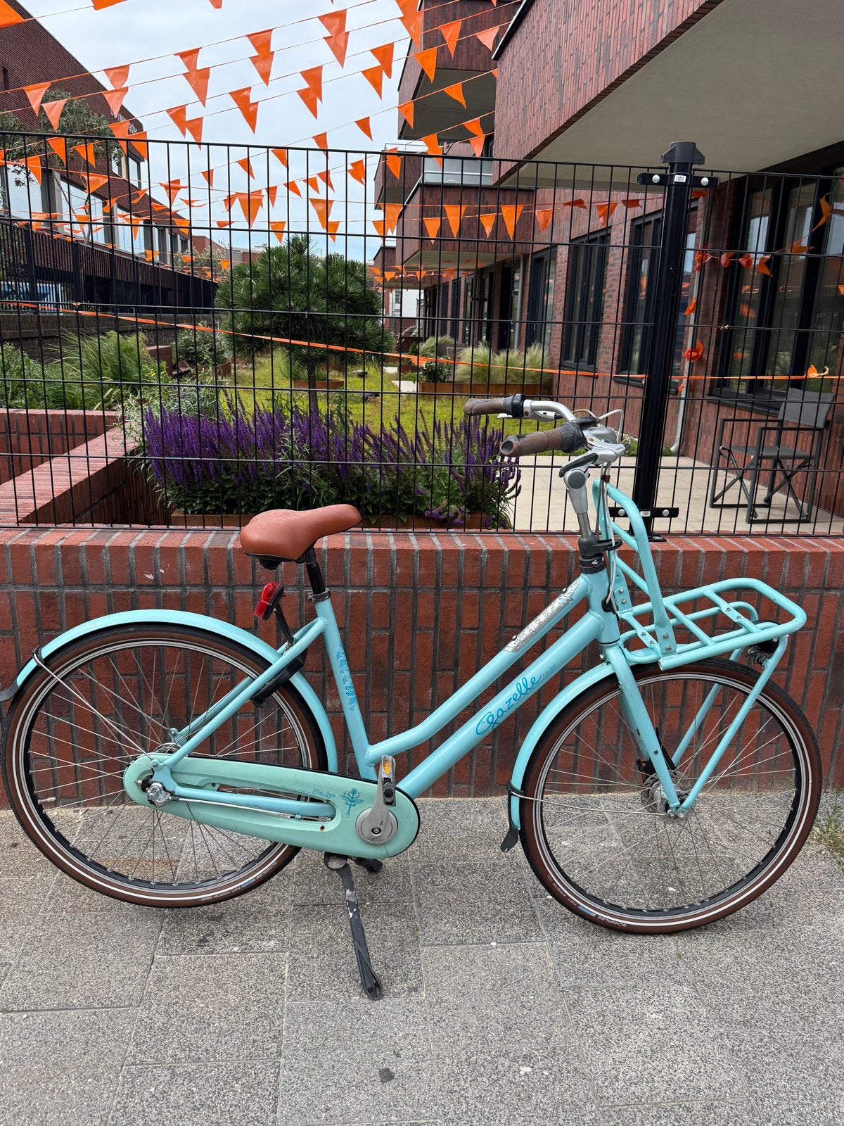 Blauwe Gazelle Miss Grace fiets met 3 versnellingen, Ophalen, Gebruikt, Gazelle, Versnellingen