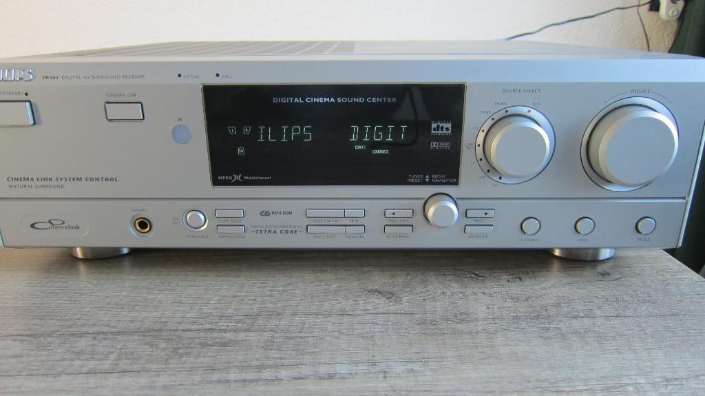 PHILIPS  RECEIVER  FR 984, Audio, Tv en Foto, Versterkers en Receivers, Overige merken, Gebruikt, Ophalen of Verzenden, 60 tot 120 watt