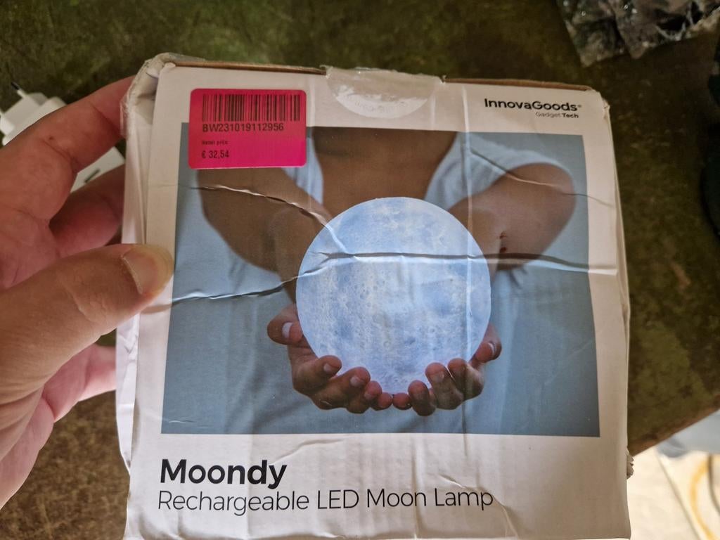Maanlamp met Afstandsbediening - Vele Kleuren en Standen, Huis en Inrichting, Hout, Nieuw, Ophalen of Verzenden, Modern, Sfeervol, Uniek