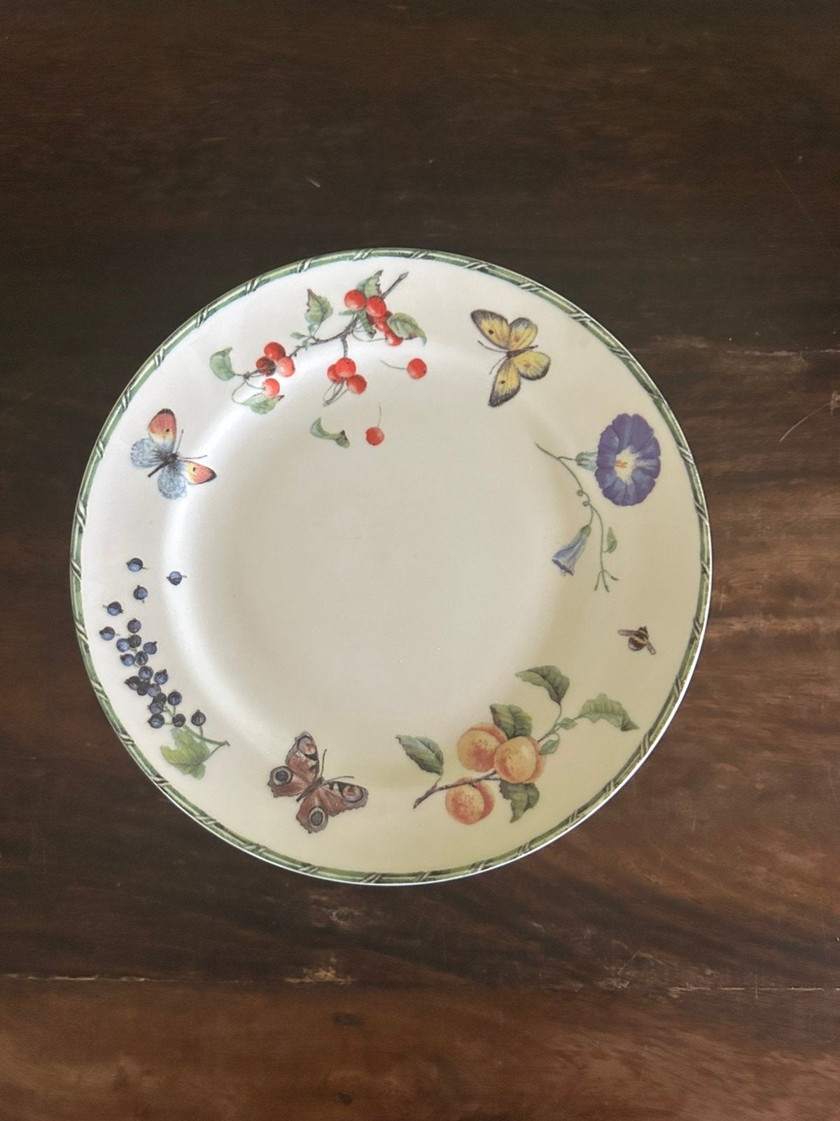 10x Gebaksbordjes Janneke Brinkman Fruit & Flowers, Ophalen of Verzenden