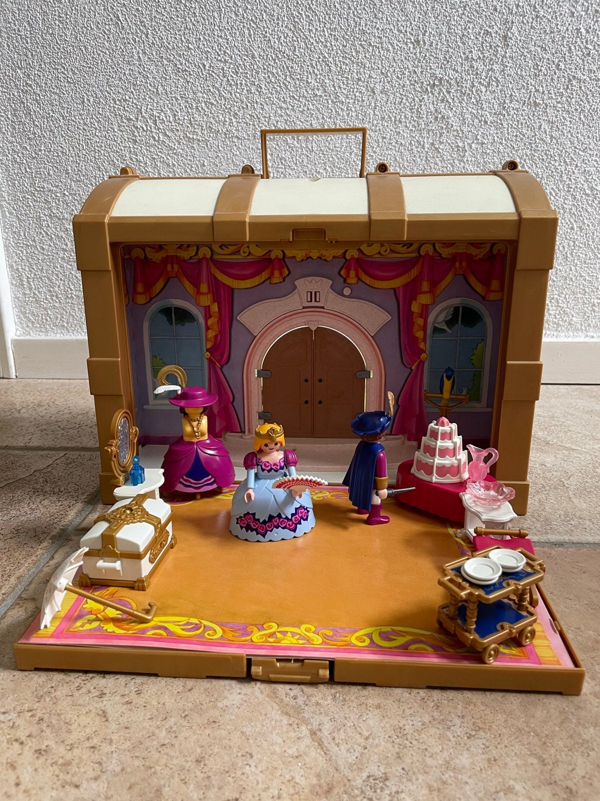 Playmobil Prinsessenkasteel in Koffer - Compleet, Kinderen en Baby's, Speelgoed | Playmobil, Gebouw, Complete set, Ophalen of Verzenden