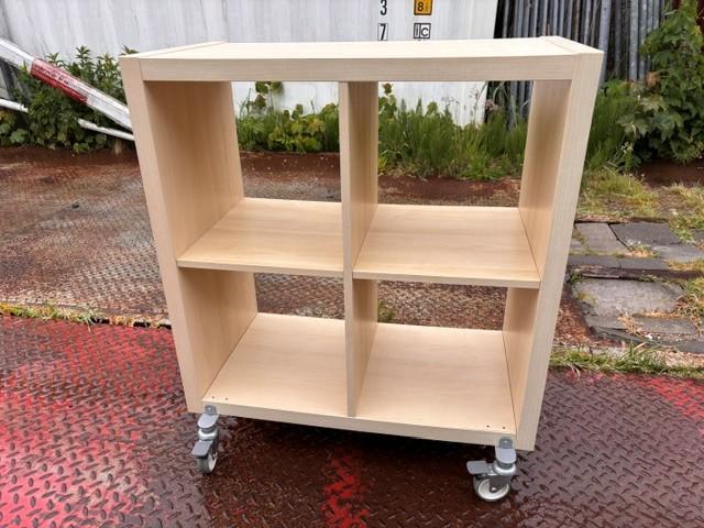 Kallax kast op wielen, Ophalen, 50 tot 100 cm, Zo goed als nieuw, Minder dan 100 cm
