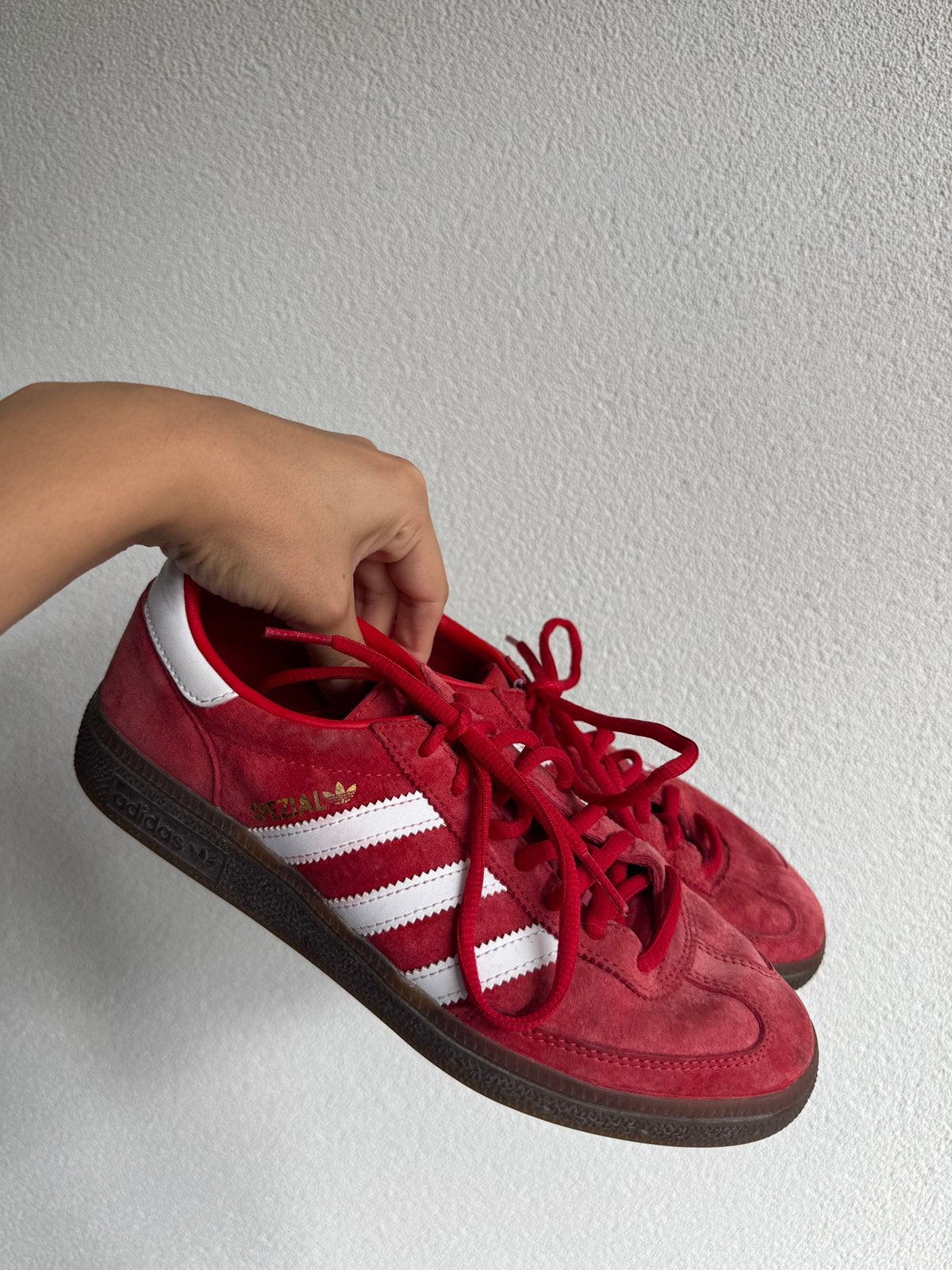 Adidas Handball Spezial rode sneakers, Ophalen of Verzenden, Rood, Sneakers of Gympen, Adidas