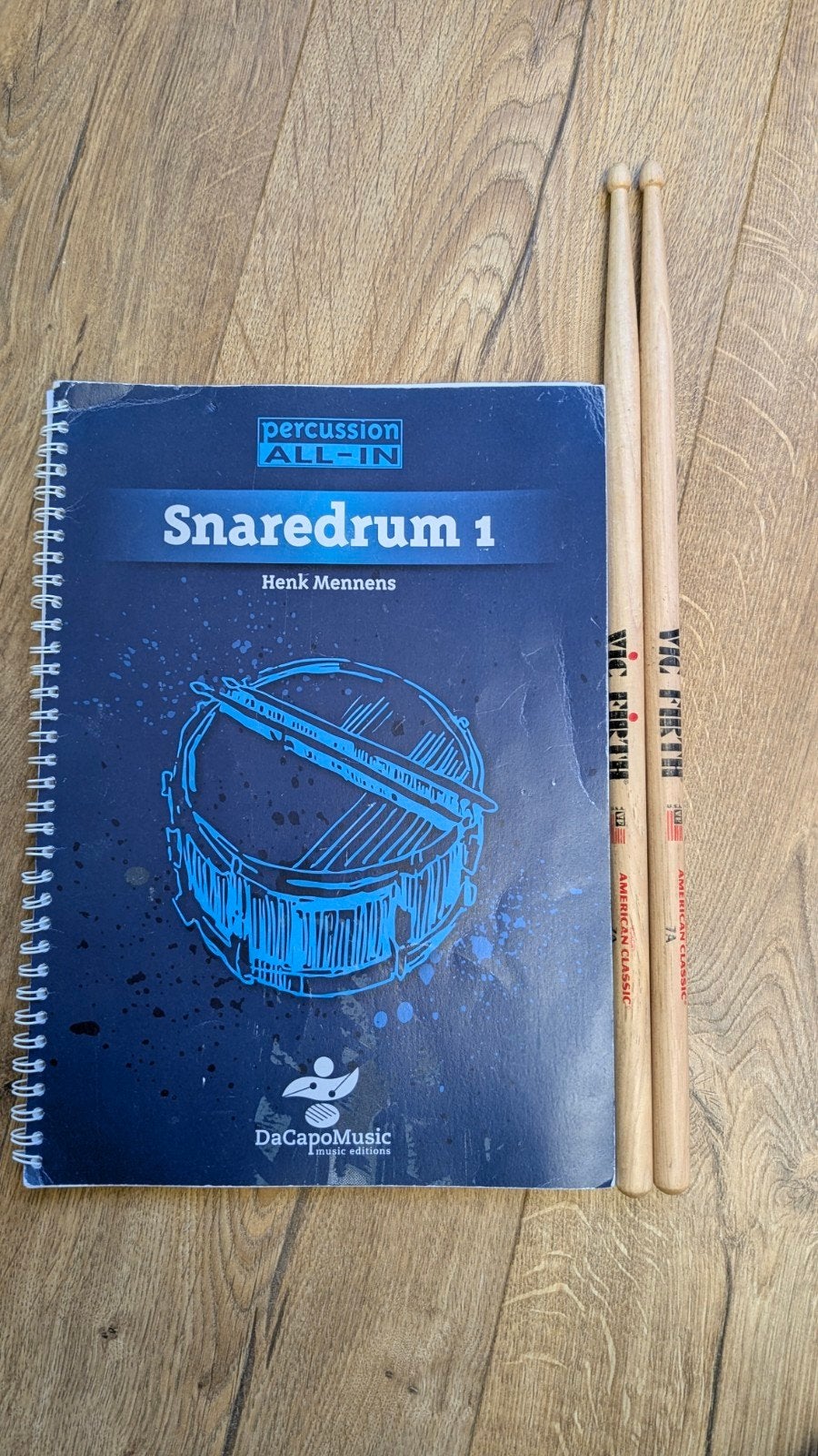 Te koop drumstokken en boekje, Ophalen of Verzenden, Zo goed als nieuw
