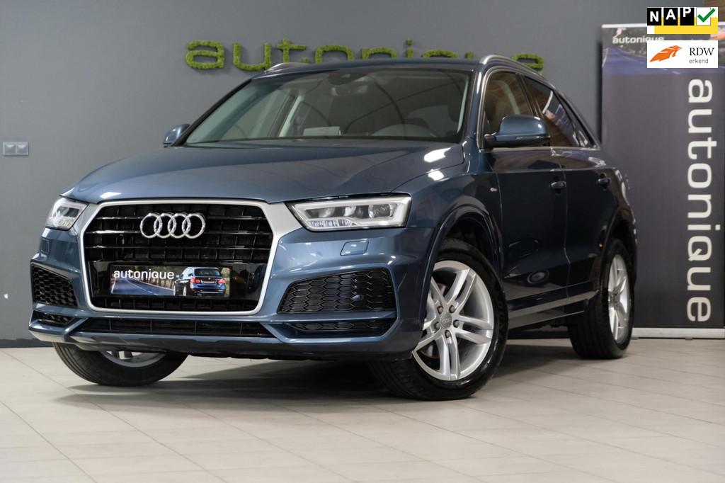 Audi Q3 1.4 TFSI Sport *S-Line* 106dkm S-Tronic/Camera/Stoel, Stof, Gebruikt, Zwart, 4 cilinders