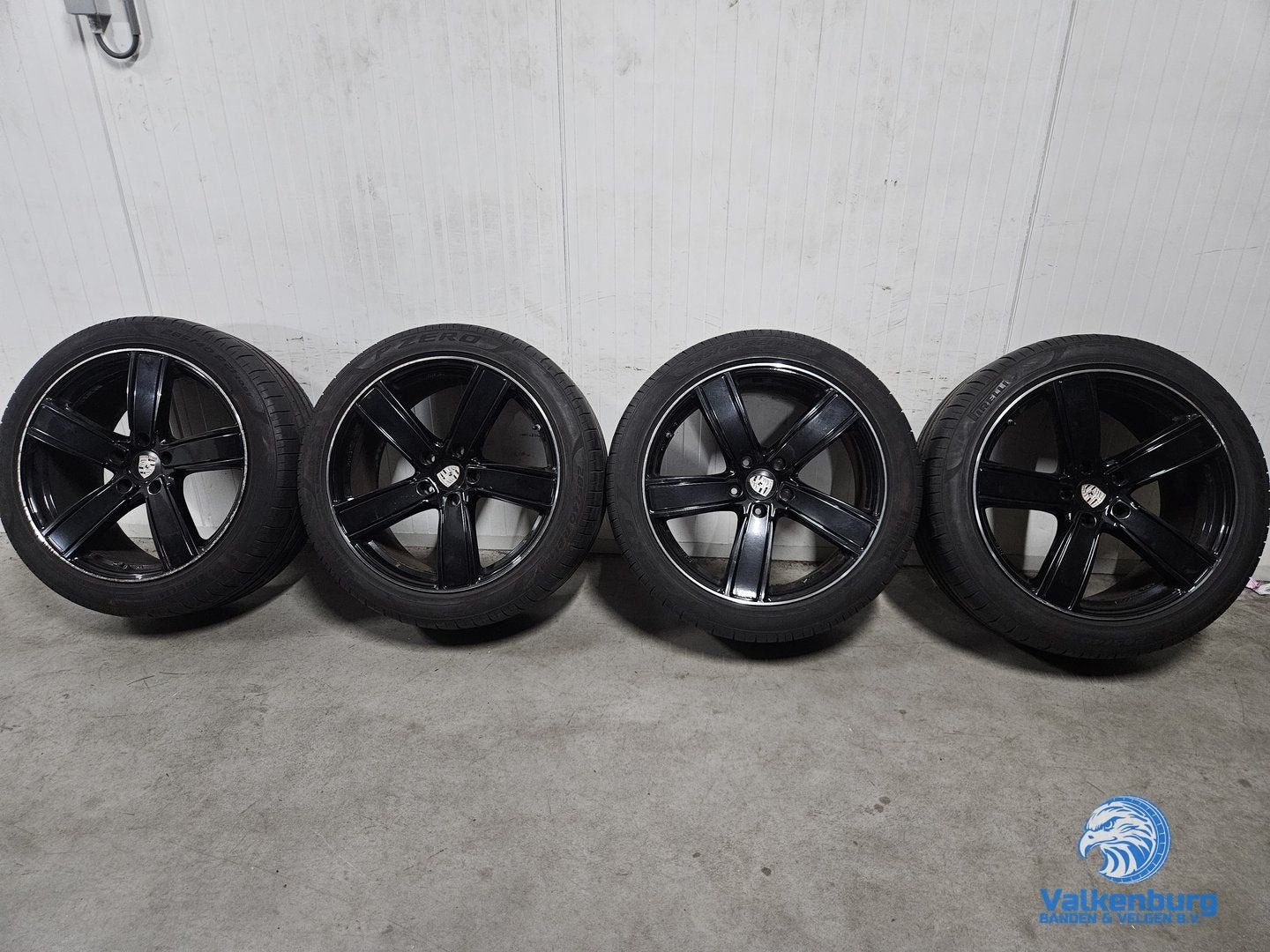 5-6mm! Porsche Cayenne Coupe 9Y look 21 inch zwarte velgen 5, Auto-onderdelen, Gebruikt, -, 285 mm, -