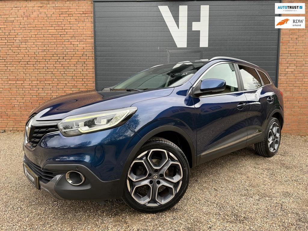 Renault Kadjar 1.2 TCe Bose | CAMERA | LEDER | CRUISE | LMV, Auto's, Voorwielaandrijving, Gebruikt, 4 cilinders, Blauw