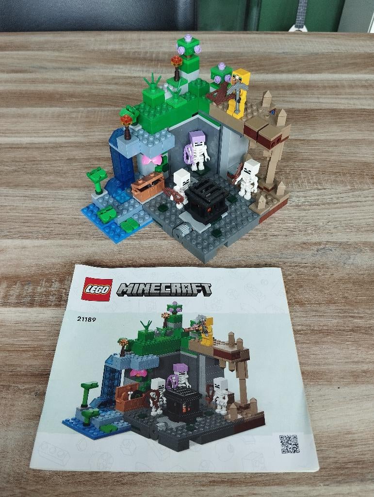 Lego Minecraft 21189 De skeletkelder, Ophalen of Verzenden, Zo goed als nieuw, Lego