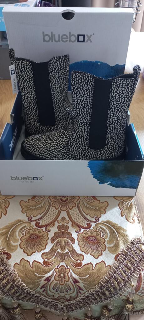 Blue box laarzen, Zwart, Nieuw, Ophalen of Verzenden, Hoge laarzen